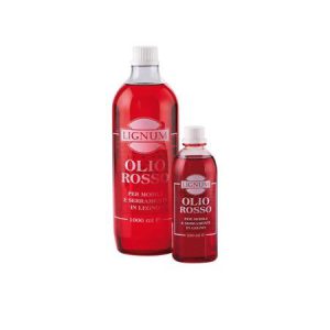 OLIO ROSSO LIGNUM RAVVIVANTE E PROTETTIVO PER MOBILI E SERRAMENTI