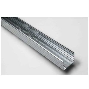 MONTANTE IN ACCIAIO ZINC. CON SEZIONE A "C" - MM. 27/48/27 - SP. 6/10 MM. - MTL. 3